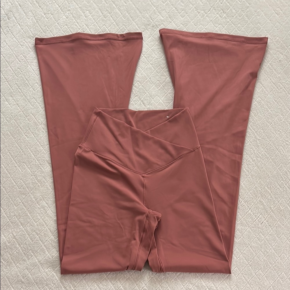 Aerie Pink Flared Leggings